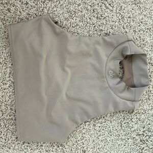 Alo Gravel Turtleneck Cropped Top